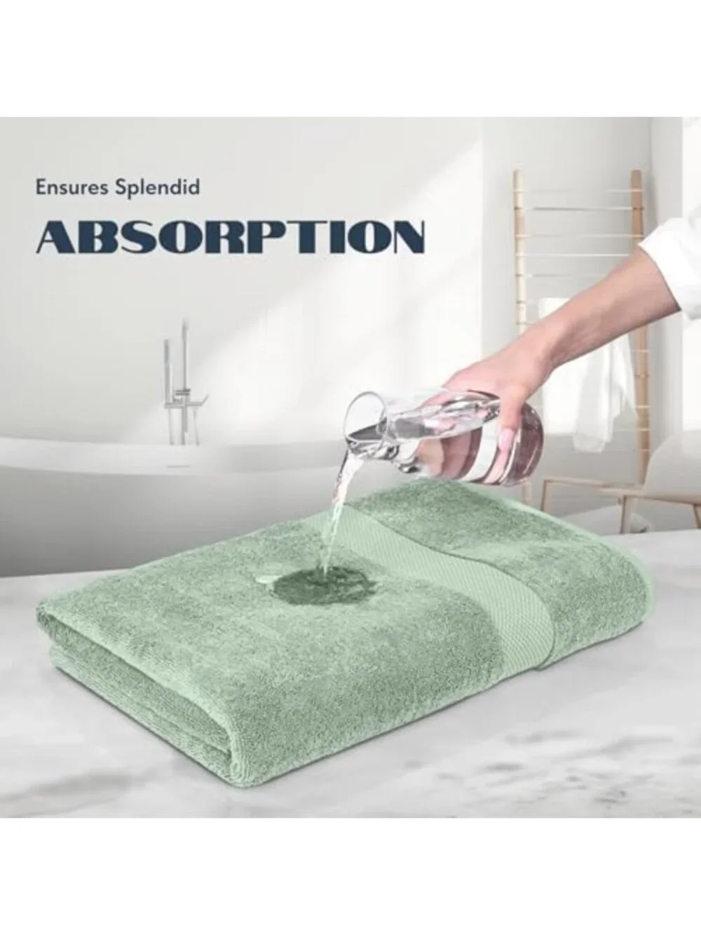 Luxury Ultra Soft Bath Towels Set of 4 - 700 GSM Highly Absorbent Quick Dry